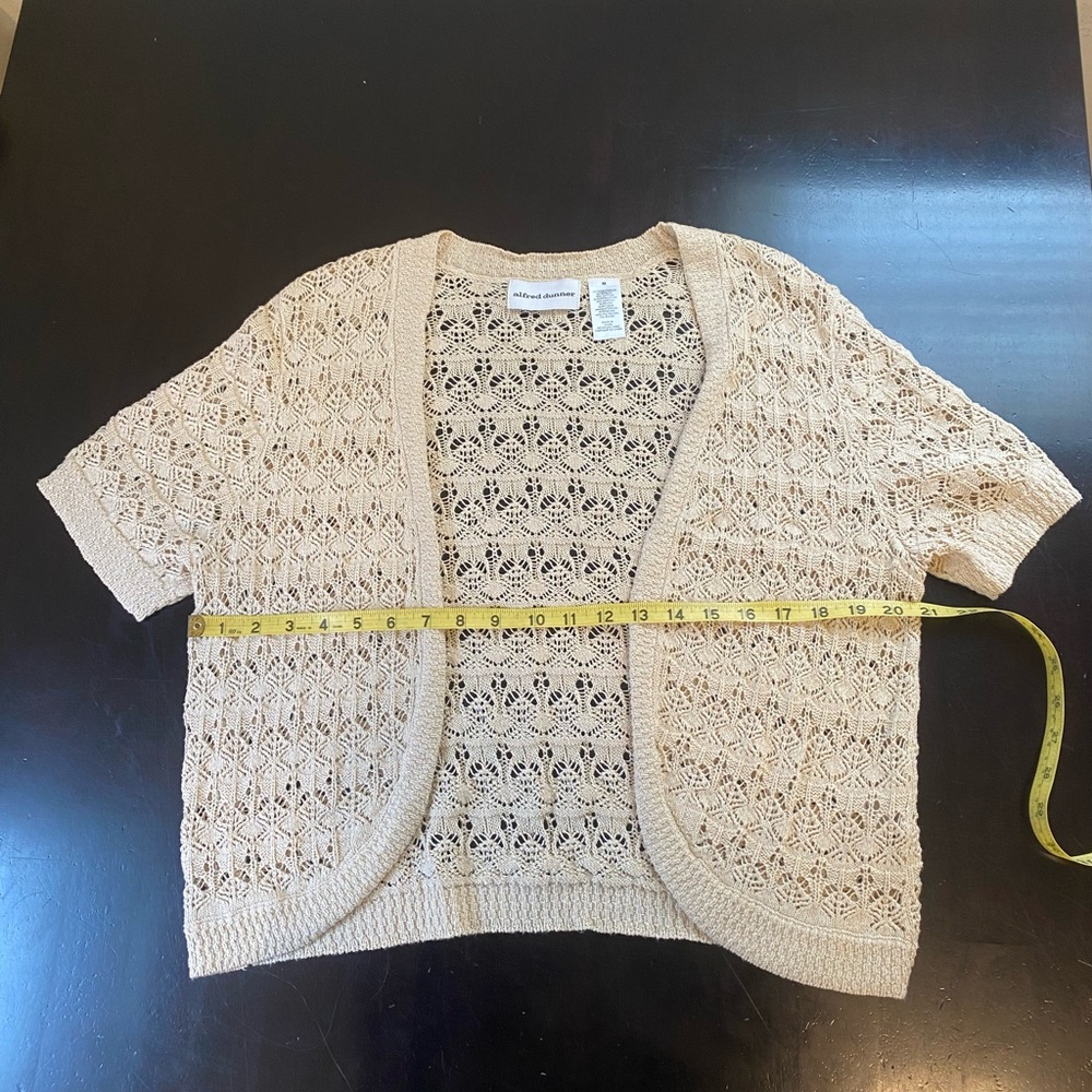 Vintage Alfred Dunner Women's Beige Sweater